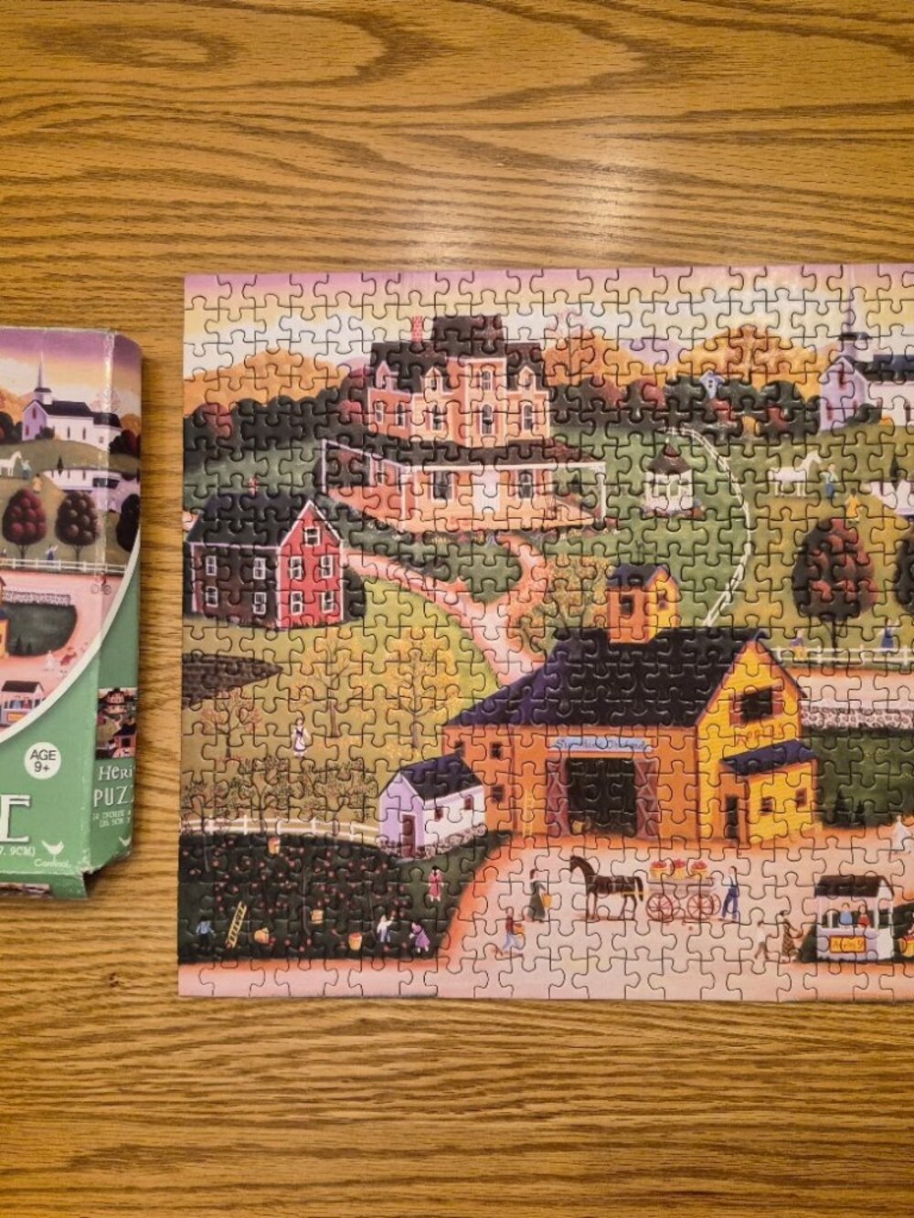 Heritage 500 Piece Jigsaw Puzzle - Country Farm Scene
